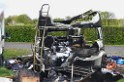 Wohnmobil ausgebrannt Koeln Porz Linder Mauspfad P059